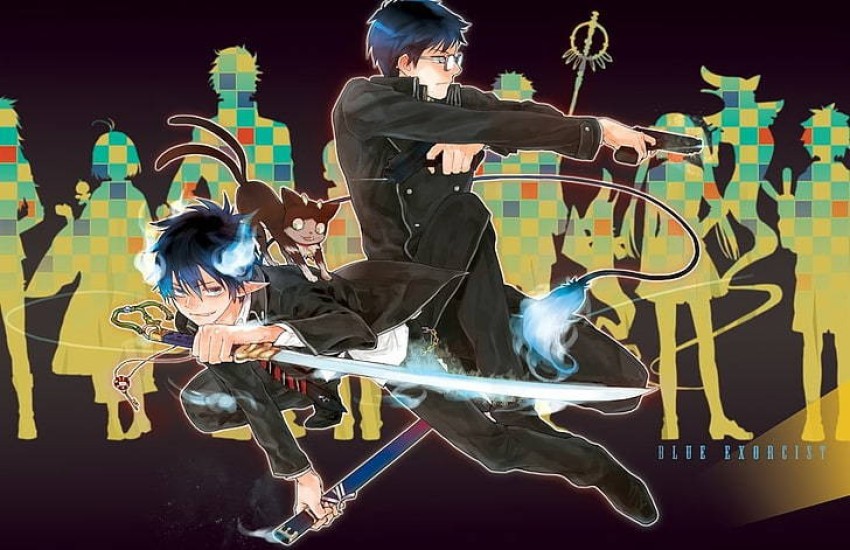 blue exorcist flames