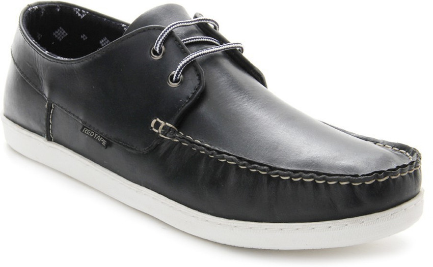RED TAPE Leather Boat Shoes For Men 