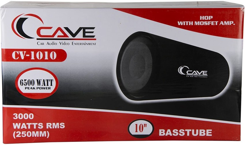 cave bass tube with amplifier