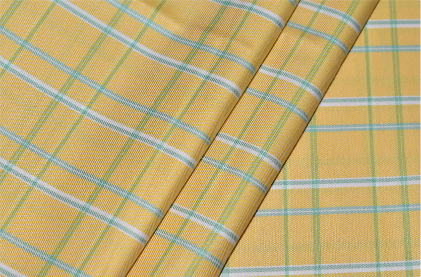 Arvind Cotton Checkered Shirt Fabric 