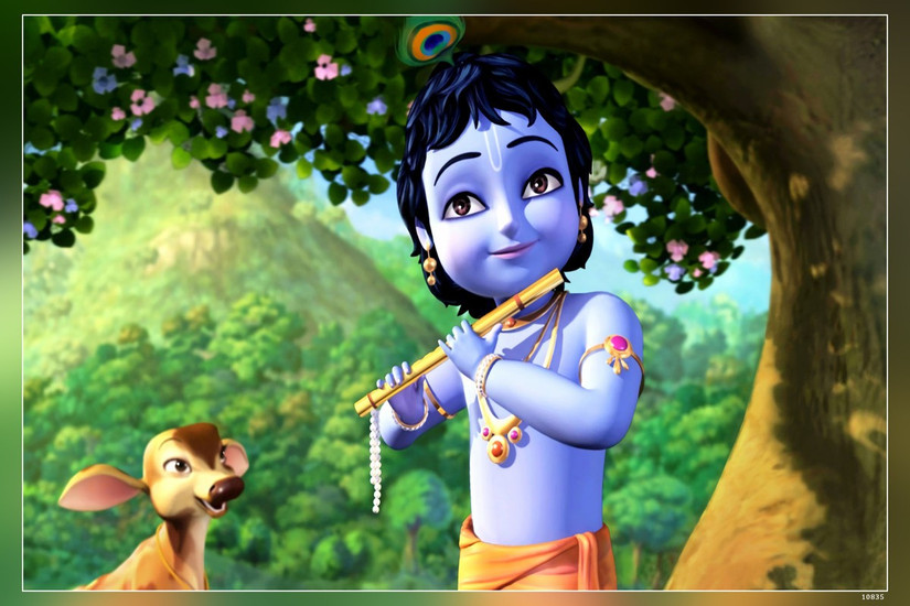 Little Krishna Krishna Matte Finish Poster Paper Print - Animation & Cartoons posters in India - Buy art, film, design, movie, music, nature and educational paintings/wallpapers at Little Krishna Krishna Matte Finish Poster Paper Print - Animation & Cartoons posters in India - Buy art, film, design, movie, music, nature and educational paintings/wallpapers at
