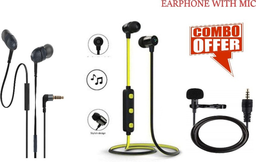 earphone with mic combo offer