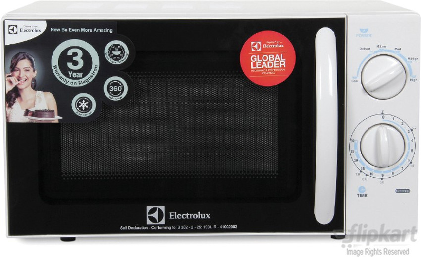electrolux 20 ltr solo microwave oven
