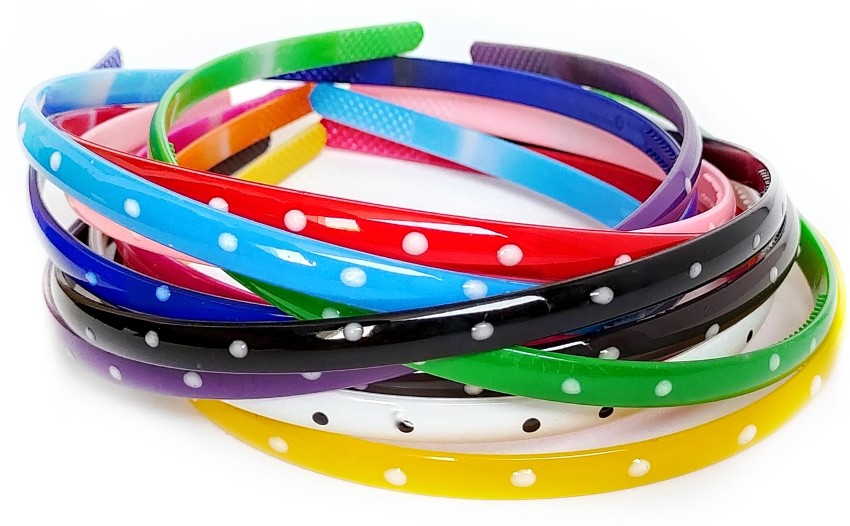 Thin Hairband Plastic Hair Bands Hair Hoop Headpiece Candy Color Simple  Frosted | eBay