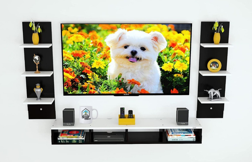 tv floating shelf unit