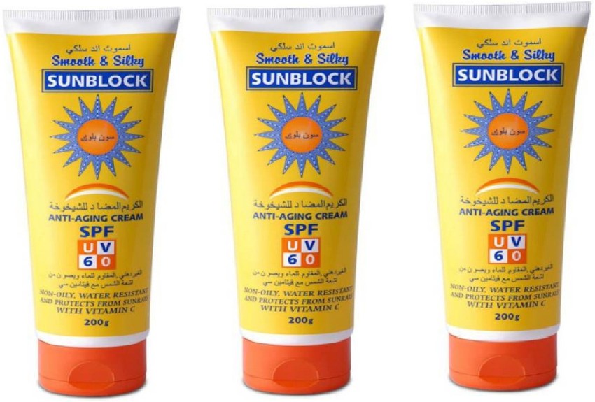 soft touch sunblock anti aging cream