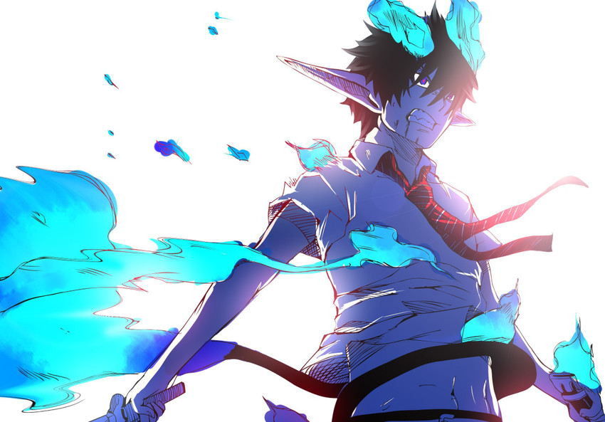 athah anime blue exorcist rin okumura ao no exorcist kurikara devil 13 19 inches wall poster matte finish paper print animation cartoons posters in india buy art film design movie