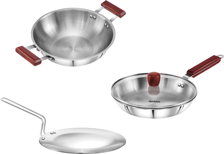 Cookware Home & Garden Hawkins Stainless Steel Cookware Set Tawa Fry