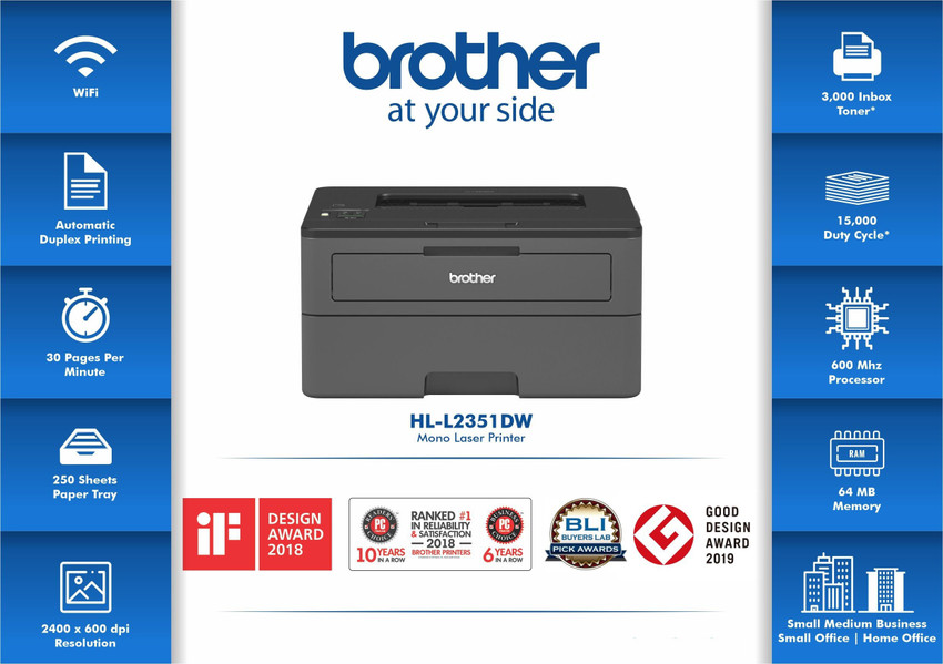 Function WiFi Monochrome Laser Printer 