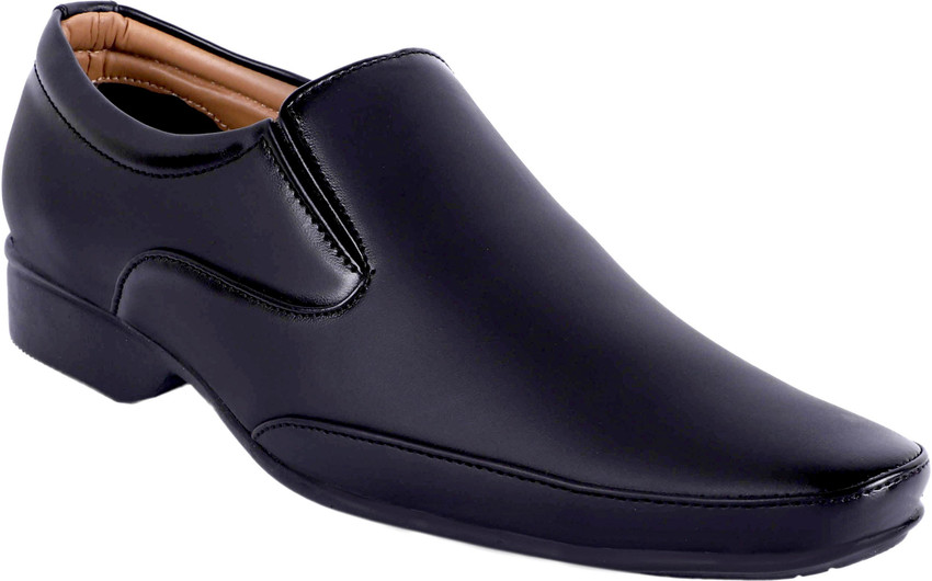 black color formal shoe Slip On For Men 