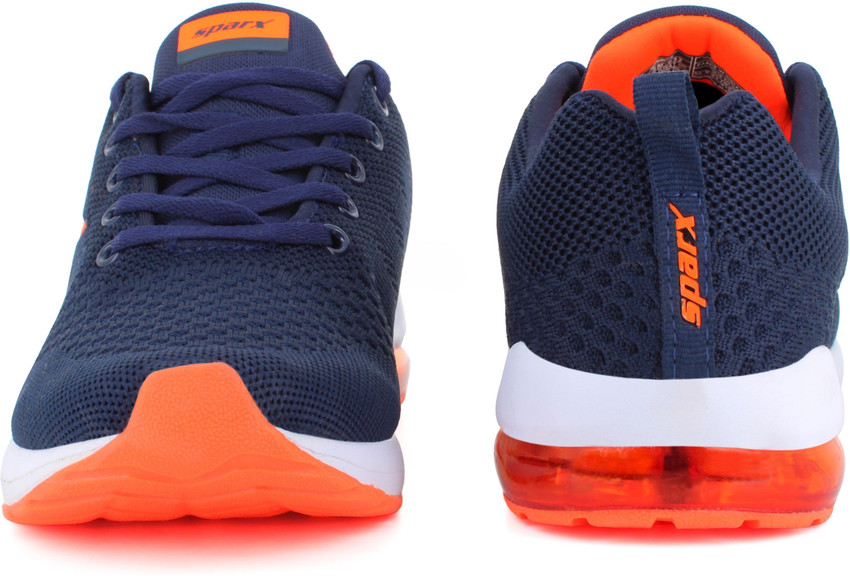 Sparx Men SM-632 Navy Blue Neon Orange 