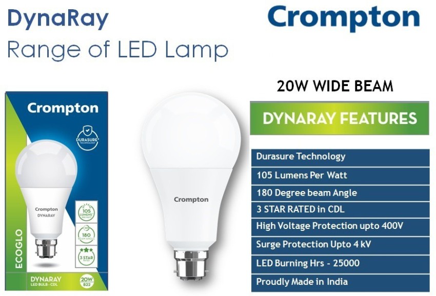 crompton 18 watt led bulb