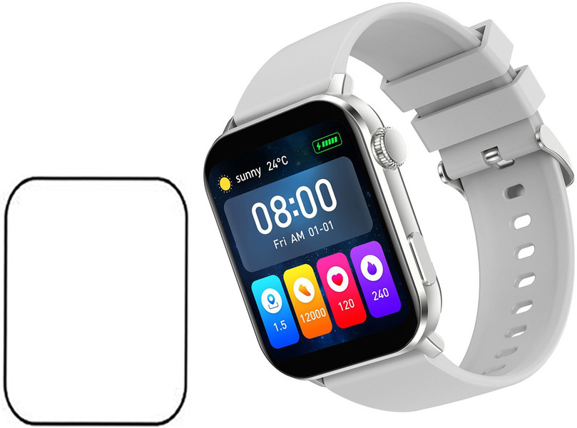 Sport Look Screen Guard for Fire-Boltt Ninja Bell Smart Watch Screen Guard  44MM Price in India - Buy Sport Look Screen Guard for Fire-Boltt Ninja Bell  Smart Watch Screen Guard 44MM online