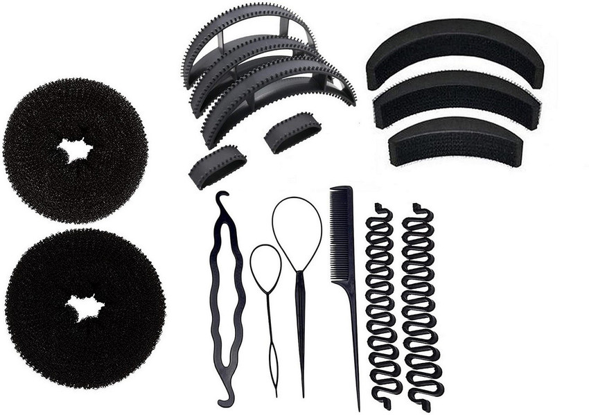 A H S Hair Styling Tools Bun Maker Professional Accessories Combo of 16 Set_of 1 Hair Accessory Set Price in India - Buy A H S Hair Styling Tools Bun Maker Professional A H S Hair Styling Tools Bun Maker Professional Accessories Combo of 16 Set_of 1 Hair Accessory Set Price in India - Buy A H S Hair Styling Tools Bun Maker Professional