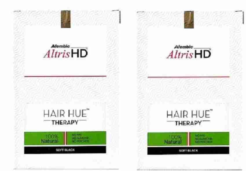 Alembic Altris Hd - Hair Hue Therapy Soft Black (Pack of 2) - 150gm each -  Price in India, Buy Alembic Altris Hd - Hair Hue Therapy Soft Black (Pack  of 2) -