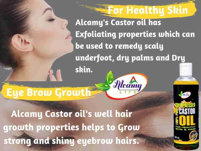 Alcamy Cold Pressed 100 % Pure Castor Oil Hair Oil - Price in India, Buy  Alcamy Cold Pressed 100 % Pure Castor Oil Hair Oil Online In India,  Reviews, Ratings & Features 