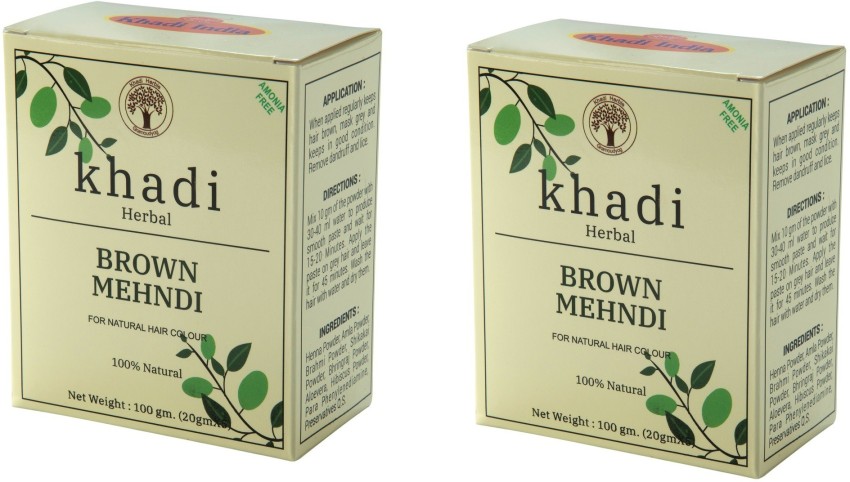 Khadi Shuddha Brown Mehndi For Natural Hair Colour , Brown - Price in  India, Buy Khadi Shuddha Brown Mehndi For Natural Hair Colour , Brown  Online In India, Reviews, Ratings & Features 