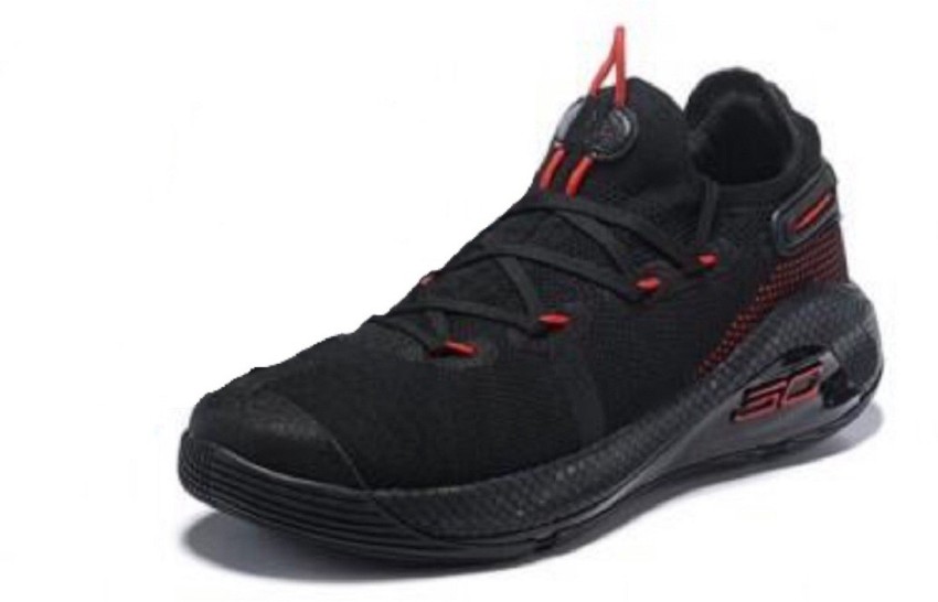 stephen curry shoes black and red