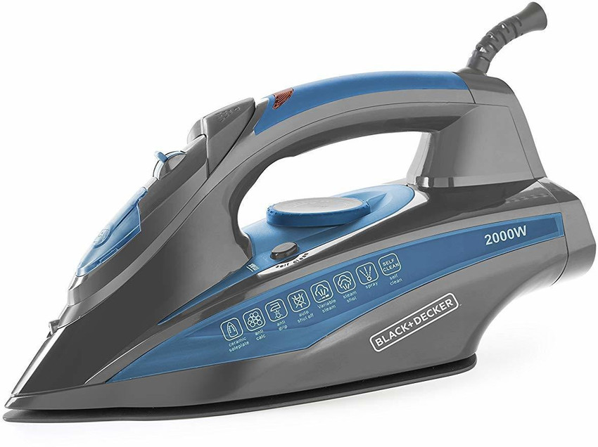 black and decker steam iron 2000w