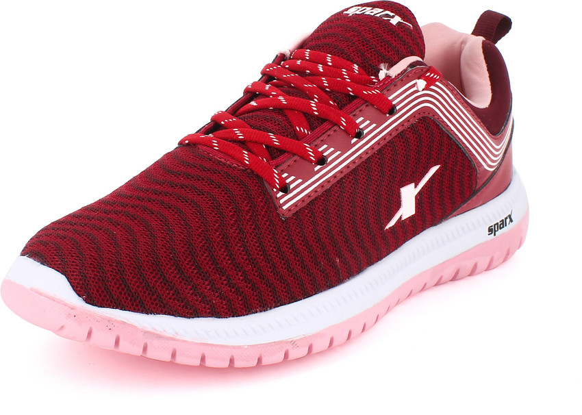 Sparx Women SL-164 Burgunday Pink Shoe 
