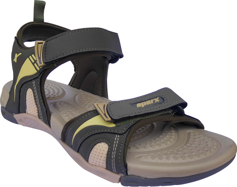Sparx Men Olive, Green Sandals - Buy 