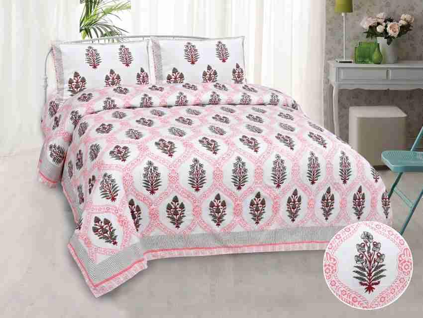 Chitra Moda 300 Tc Cotton King Floral Flat Bedsheet Buy Chitra Moda 300 Tc Cotton King Floral Flat Bedsheet Online At Best Price In India Shopsy In