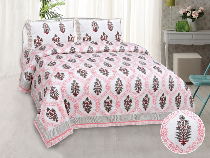 Chitra Moda 300 Tc Cotton King Floral Flat Bedsheet Buy Chitra Moda 300 Tc Cotton King Floral Flat Bedsheet Online At Best Price In India Shopsy In