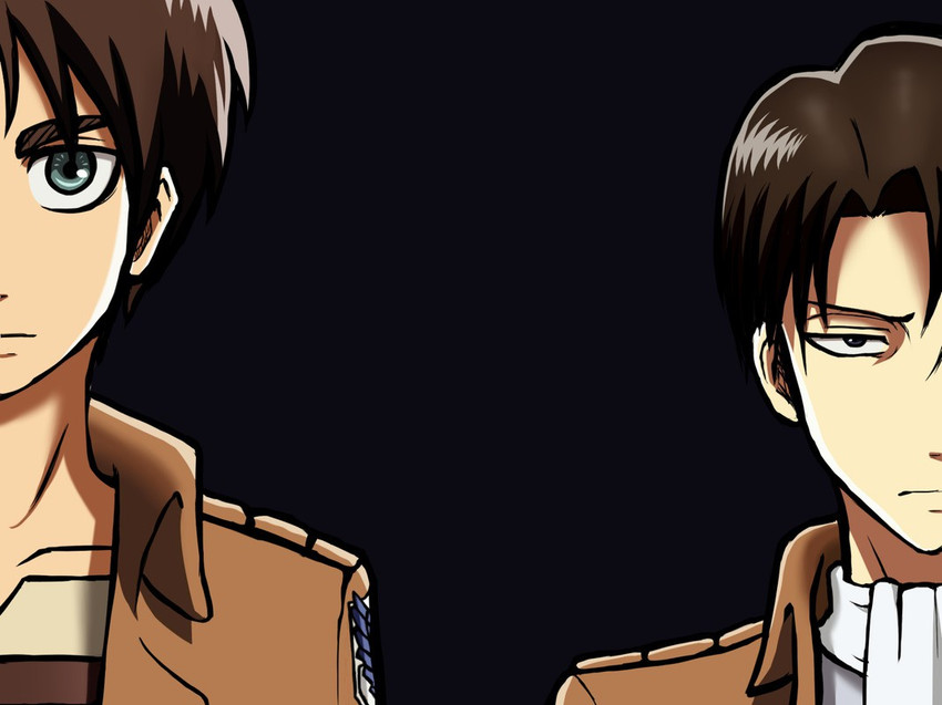 attack on titan mikasa and eren manga