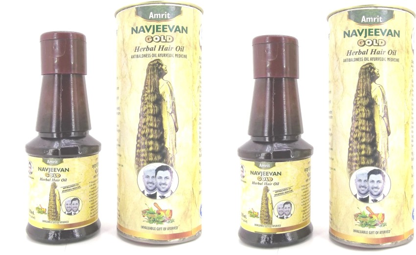 Amrit Navjeevan Hair Care Combo Pack Of Hair Oil 100ml And Satreetha S