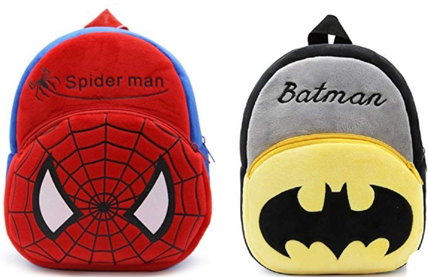Spiderman And Batman Bag Soft Material School Bag High Quality Backpack  Price in India - Buy Spiderman And Batman Bag Soft Material School Bag High  Quality Backpack online at 