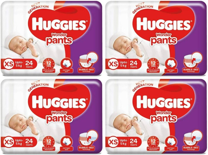 Flipkart  Buy Huggies Ultra Soft XS Size Diaper Pants  XS 20 Pieces at  Rs99 only