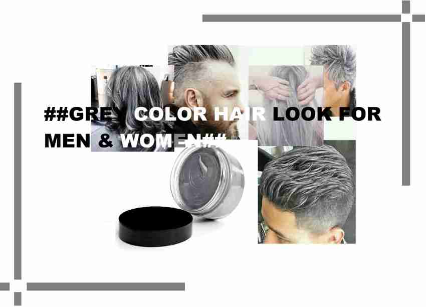 YAWI Temporary Natural Hairstyle Hair Grey Color Wax , GREY - Price in  India, Buy YAWI Temporary Natural Hairstyle Hair Grey Color Wax , GREY  Online In India, Reviews, Ratings & Features 