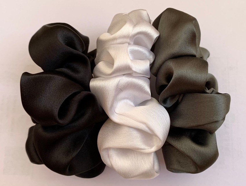 Devi creation Pure Silk Scrunchies Hair Tie Elastic Large Hair Bands Rubber  Band Price in India - Buy Devi creation Pure Silk Scrunchies Hair Tie  Elastic Large Hair Bands Rubber Band online