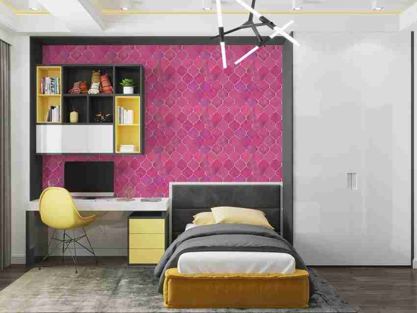 Indian Velvet Decorative Pink Wallpaper Price in India - Buy Indian Velvet  Decorative Pink Wallpaper online at 