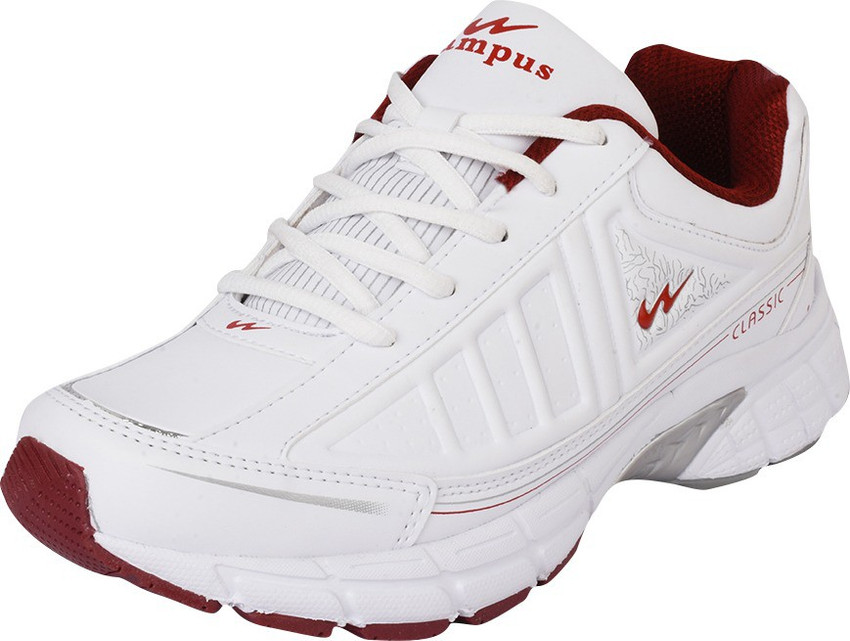 campus sports shoes white colour