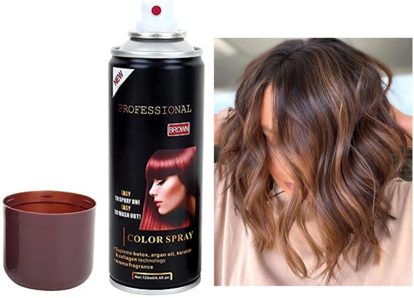 loreal hair dye spray cool dark brown 75 ml - صيدلية غيداء الطبية