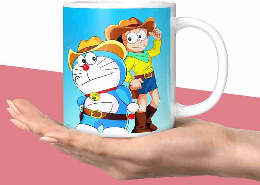 NH10 DESIGNS Doraemon Nobita Printed Cartoon Coffee Cup For Kids Boys Girls  Gift- DCWOWM 120 Ceramic Coffee Mug Price in India - Buy NH10 DESIGNS  Doraemon Nobita Printed Cartoon Coffee Cup For
