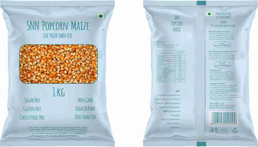 SHAH NANJI NAGSI SNN Popcorn Maize 1 Kg Raw Maize Popcorn Price in India -  Buy SHAH NANJI NAGSI SNN Popcorn Maize 1 Kg Raw Maize Popcorn online at  