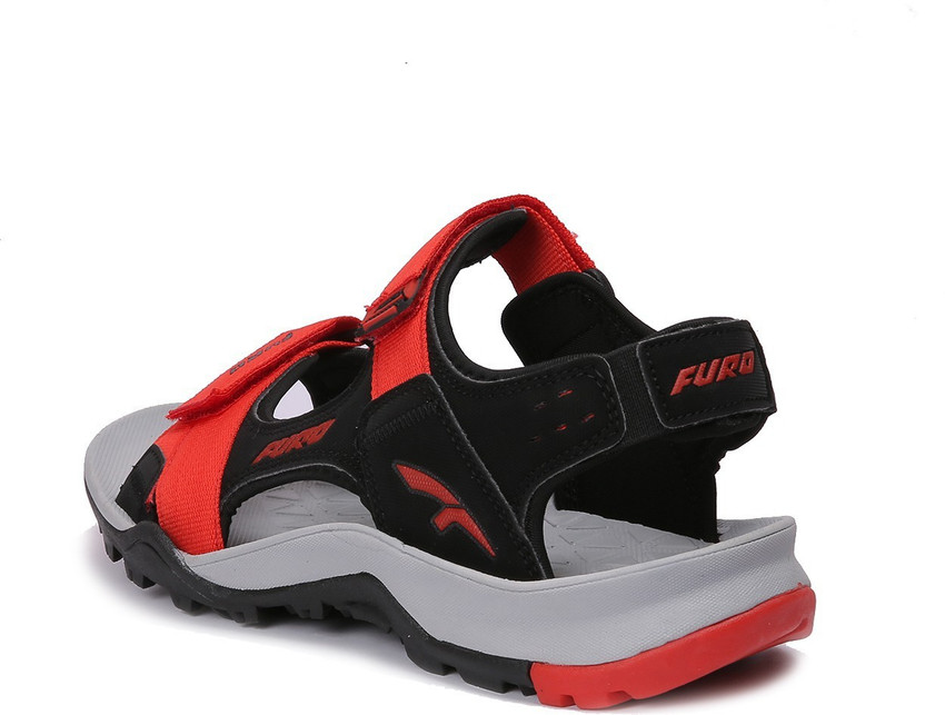 Red Chief Sports Men Black Sandals 