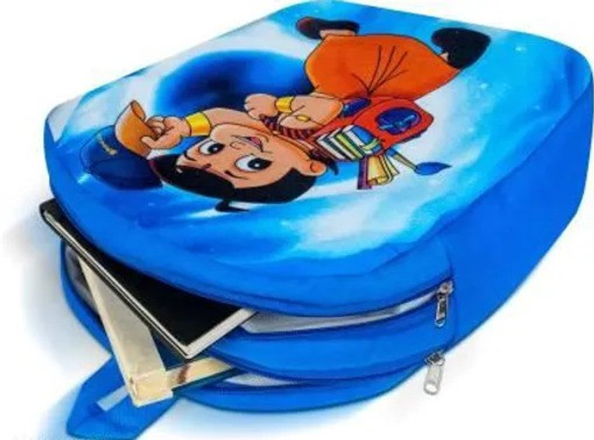Chhota Bhim Ninja Hattori Combo School Cartoon Bag Soft Material plus Backpack Children s Gifts Boy Girl Baby School Bag for Kids Suitable for Nursery LKG UKG Play School Children Age 2 to