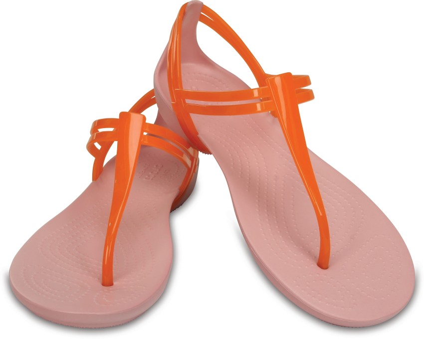 crocs orange sandals