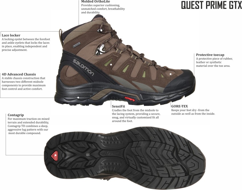 salomon quest prime gtx brown