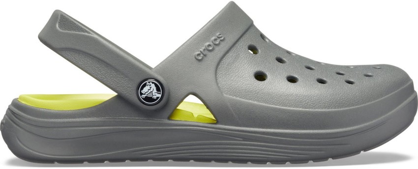 CROCS (Reviva) Men Grey Sandals - Buy CROCS (Reviva) Men Grey Sandals  Online at Best Price - Shop Online for Footwears in India 