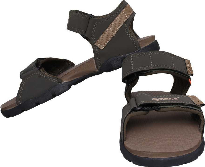 Sparx Men Brown, Olive Sandals - Buy 