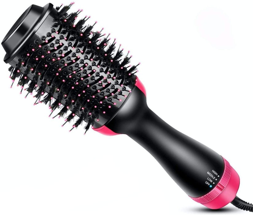 ECAPT Negative Ion Hair Straightener Curler Brush for All Hairstyle One  Step Hair Dryer and Volumizer Hot Air Brush 3 in1 Styling Brush Style Hair  Straightener Brush Price in India Full Specifications