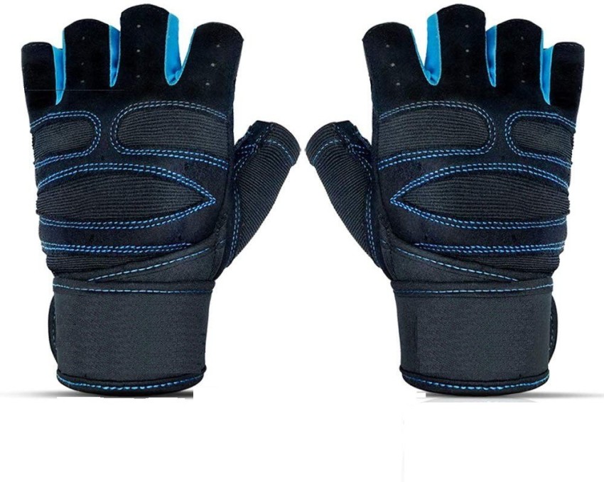 Leather Weight Lifting Glove Training Gym Exercise Fitness Cycling Body Building 