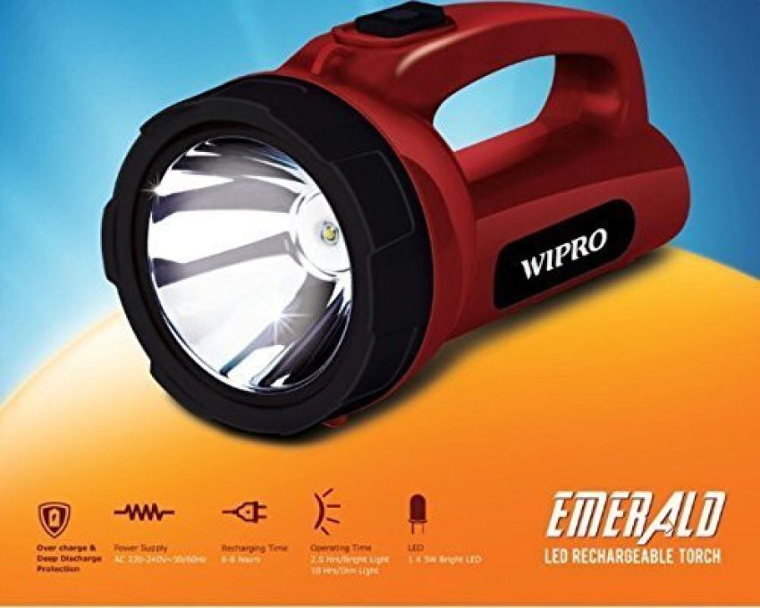 wipro emerald rechargeable torch