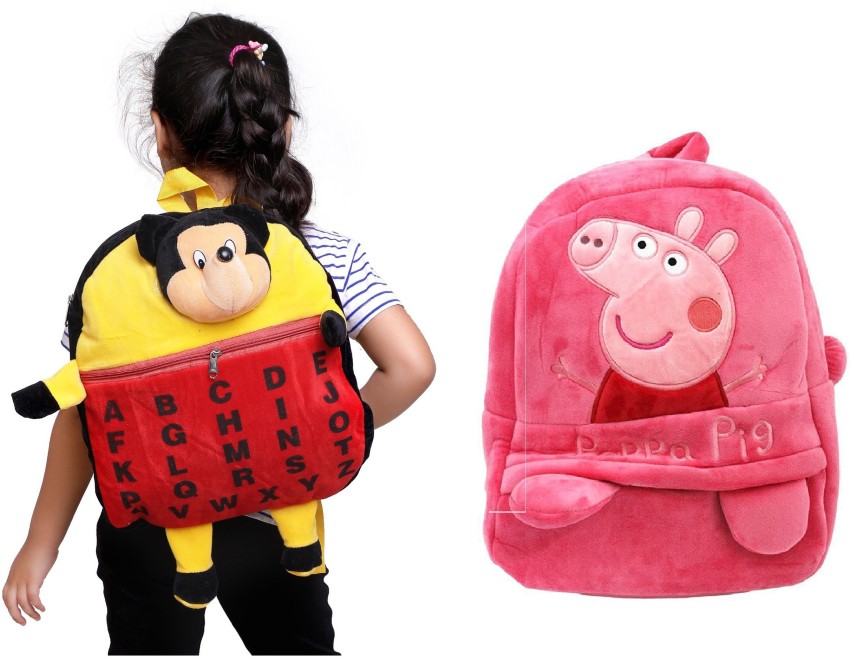 Pink Sack Bag - Peppa Pig, Packaging Type: Loose, Storage Capacity: 5 Kgs