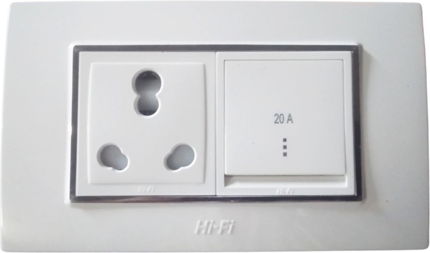 Maan oppervlakte langs worstelen Hifi Flatino 2M.....PACK OF 5 20 A Two Way Electrical Switch Price in India  - Buy Hifi Flatino 2M.....PACK OF 5 20 A Two Way Electrical Switch online  at Shopsy.in