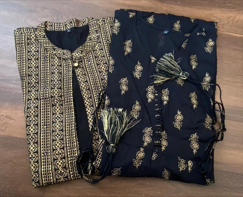 Jacket Jaipuri Print Kurti/Dress | forum.iktva.sa